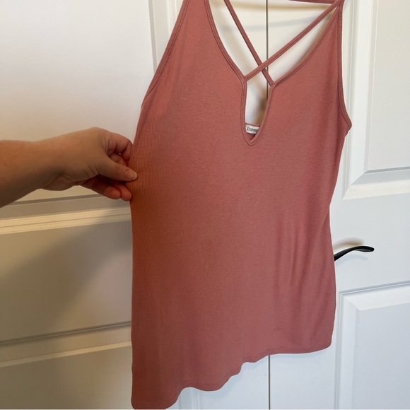 Strappy Burnt Orange Express OneEleven Tank Top Camisole Super Stretchy Festival - Picture 8 of 14